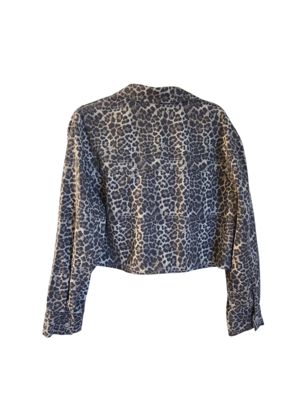Leopard print collared jacket - Picture 3 of 8